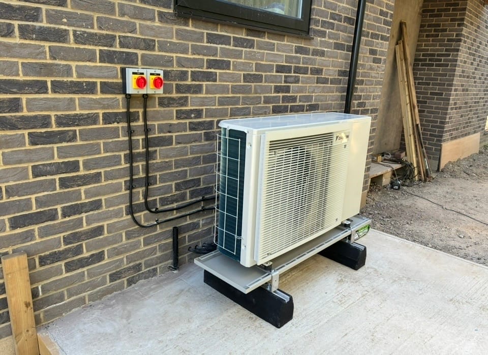 Heat pump installation in Kent by C.L.E Renewable Energy